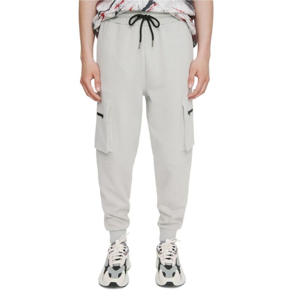 Elevenparis Mens Fleece Cargo Straight Leg Jogger Casual Pants, NWT